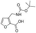 3-(TERT-BUTOXYCARBONYLAMINO-METHYL)-FURAN-2-CARBOXYLIC ACID 结构式