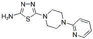 5-(4-PYRIDIN-2-YLPIPERAZIN-1-YL)-1,3,4-THIADIAZOL-2-AMINE 结构式