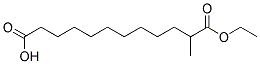 11-ETHOXYCARBONYLDODECANOIC ACID 结构式