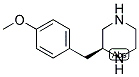 (S)-2-(4-METHOXY-BENZYL)-PIPERAZINE 结构式