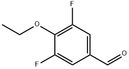 4-ETHOXY-3,5-DIFLUOROBENZALDEHYDE 结构式