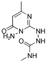 2-(1-AMINO-4-METHYL-6-OXO-1,6-DIHYDROPYRIMIDIN-2-YL)-N-METHYLHYDRAZINECARBOXAMIDE 结构式