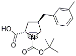 BOC-(R)-GAMMA-(3-METHYL-BENZYL)-L-PROLINE 结构式