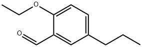 2-乙氧基-5-丙基苯甲醛 结构式