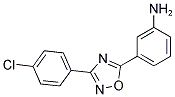 3-[3-(4-CHLORO-PHENYL)-[1,2,4]OXADIAZOL-5-YL]-PHENYLAMINE 结构式