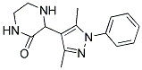 3-(3,5-DIMETHYL-1-PHENYL-1H-PYRAZOL-4-YL)PIPERAZIN-2-ONE 结构式