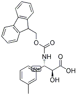 N-FMOC-3-(S)-AMINO-2-(S)-HYDROXY-3-M-TOLYL-PROPIONIC ACID 结构式