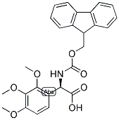 (R)-[(9H-FLUOREN-9-YLMETHOXYCARBONYLAMINO)]-(2,3,4-TRIMETHOXY-PHENYL)-ACETIC ACID 结构式