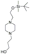 3-(4-[2-TERT-BUTYL-DIMETHYL-SILANYLOXY)-ETHYL]-PIPERAZIN-1-YL)-PROPAN-1-OL 结构式