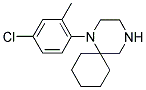 1-(4-CHLORO-2-METHYLPHENYL)-1,4-DIAZASPIRO[5.5]UNDECANE 结构式