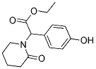 (4-HYDROXY-PHENYL)-(2-OXO-PIPERIDIN-1-YL)-ACETIC ACID ETHYL ESTER 结构式