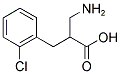 2-AMINOMETHYL-3-(2-CHLORO-PHENYL)-PROPIONIC ACID 结构式