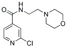 2-CHLORO-N-(2-MORPHOLIN-4-YL-ETHYL)-ISONICOTINAMIDE 结构式