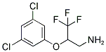2-(3,5-DICHLORO-PHENOXY)-3,3,3-TRIFLUORO-PROPYLAMINE 结构式