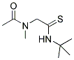 N-[2-(TERT-BUTYLAMINO)-2-THIOXOETHYL]-N-METHYLACETAMIDE 结构式