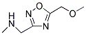 N-([5-(METHOXYMETHYL)-1,2,4-OXADIAZOL-3-YL]METHYL)-N-METHYLAMINE 结构式