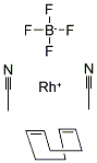 BIS(ACETONITRILE)(1,5-CYCLOOCTADIENE)RHODIUM(I)TETRAFLUOROBORATE 结构式