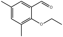 2-乙氧基-3,5-二甲基苯甲醛 结构式