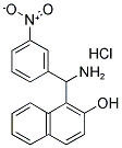 1-[AMINO-(3-NITRO-PHENYL)-METHYL]-NAPHTHALEN-2-OL HYDROCHLORIDE 结构式