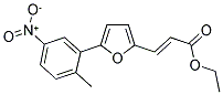 3-[5-(2-METHYL-5-NITRO-PHENYL)-FURAN-2-YL]-ACRYLIC ACID ETHYL ESTER 结构式
