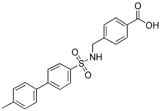 4-(([(4'-METHYL[1,1'-BIPHENYL]-4-YL)SULFONYL]AMINO)METHYL)BENZOIC ACID 结构式