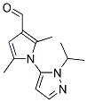 1-(1-ISOPROPYL-1H-PYRAZOL-5-YL)-2,5-DIMETHYL-1H-PYRROLE-3-CARBALDEHYDE 结构式