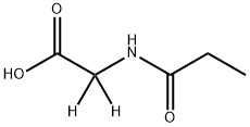 丙甘氨酸-D2 结构式