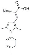 (2E)-2-CYANO-3-[2,5-DIMETHYL-1-(4-METHYLPHENYL)-1H-PYRROL-3-YL]ACRYLIC ACID 结构式