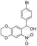 (4-Bromo-phenyl)-(7-nitro-2,3-dihydro-benzo[1,4]-dioxin-6-yl)-methanol 结构式