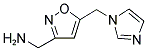 [5-(1H-IMIDAZOL-1-YLMETHYL)-3-ISOXAZOLYL]METHANAMINE 结构式