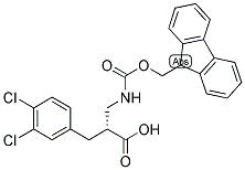 (R)-3-(3,4-DICHLORO-PHENYL)-2-[(9H-FLUOREN-9-YLMETHOXYCARBONYLAMINO)-METHYL]-PROPIONIC ACID 结构式