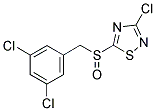 3-CHLORO-5-(3,5-DICHLOROBENZYLSULFINYL)-1,2,4-THIADIAZOLE 结构式