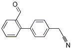 (2'-甲酰[1,1'-联苯]-4-基)乙腈 结构式