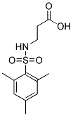 3-[(MESITYLSULFONYL)AMINO]PROPANOIC ACID 结构式