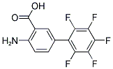 4-氨基-2',3',4',5',6'-五氟[1,1'-联苯]-3-羧酸 结构式