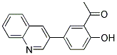 1-[2-HYDROXY-5-(3-QUINOLINYL)PHENYL]ETHANONE 结构式