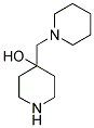 4-PIPERIDIN-1-YLMETHYL-PIPERIDIN-4-OL 结构式