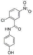 2-CHLORO-N-(4-HYDROXYPHENYL)-5-NITROBENZAMIDE 结构式