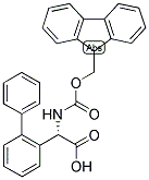 (S)-BIPHENYL-2-YL-[(9H-FLUOREN-9-YLMETHOXYCARBONYLAMINO)]-ACETIC ACID 结构式