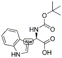 (R)-TERT-BUTOXYCARBONYLAMINO-(1H-INDOL-3-YL)-ACETIC ACID 结构式