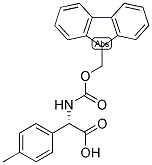 (S)-[(9H-FLUOREN-9-YLMETHOXYCARBONYLAMINO)]-P-TOLYL-ACETIC ACID 结构式