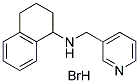 PYRIDIN-3-YLMETHYL-(1,2,3,4-TETRAHYDRO-NAPHTHALEN-1-YL)-AMINE HYDROBROMIDE 结构式