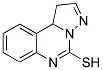 1,10B-DIHYDROPYRAZOLO[1,5-C]QUINAZOLINE-5-THIOL 结构式