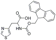 Fmoc-3-(4-thiazolyl)-DL-alanine 结构式