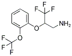 3,3,3-TRIFLUORO-2-(2-TRIFLUOROMETHOXY-PHENOXY)-PROPYLAMINE 结构式