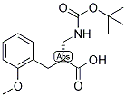 (R)-2-(TERT-BUTOXYCARBONYLAMINO-METHYL)-3-(2-METHOXY-PHENYL)-PROPIONIC ACID 结构式