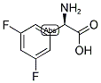 (R)-AMINO-(3,5-DIFLUORO-PHENYL)-ACETIC ACID 结构式