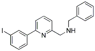 N-BENZYL(6-(3-IODOPHENYL)PYRIDIN-2-YL)METHANAMINE 结构式