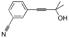 3-(3-HYDROXY-3-METHYL-1-BUTYNYL)BENZONITRILE 结构式