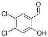 4,5-DICHLORO-2-HYDROXY-BENZALDEHYDE 结构式